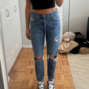 AGOLDE mid rise jeans, size 28